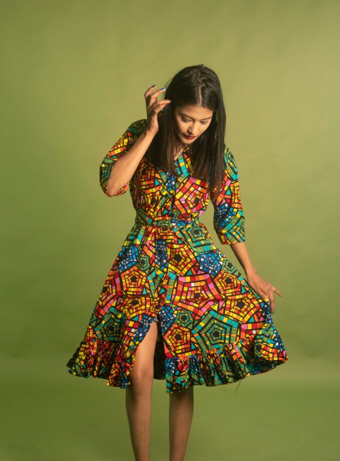 Annie Shirt Dress - Color Trip