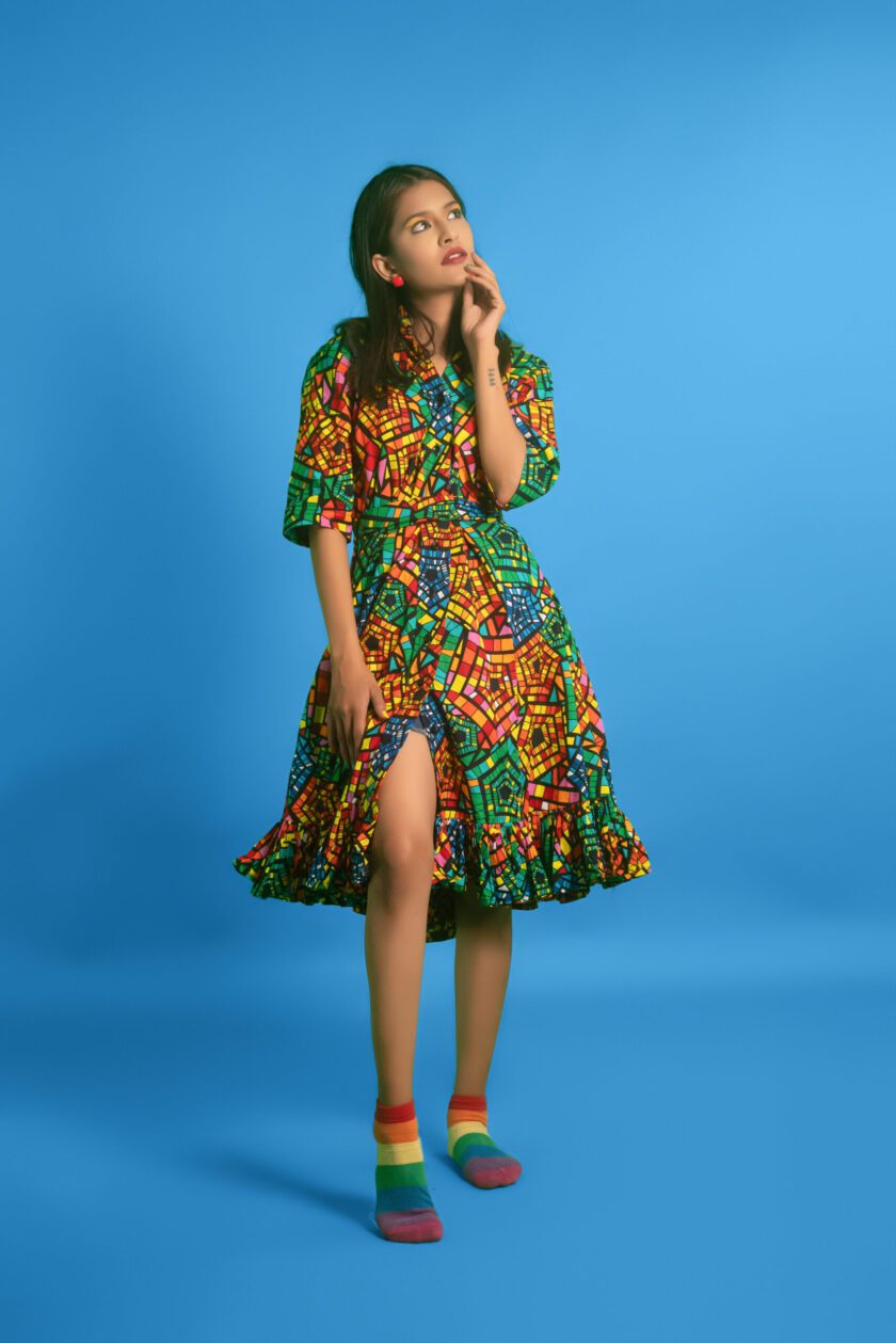 Annie Shirt Dress - Color Trip