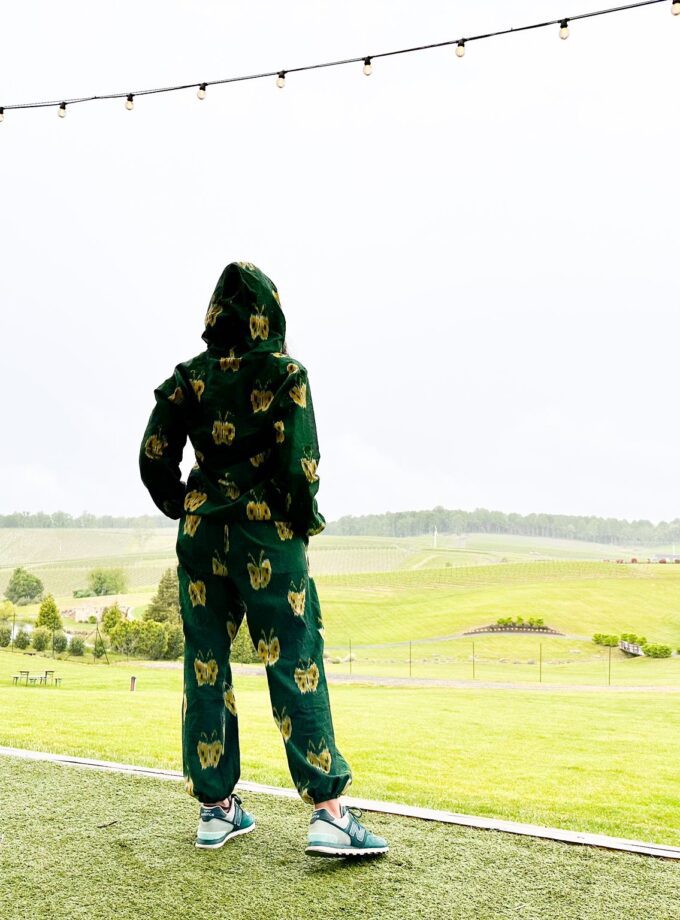 Emerald Butterfly Hoodie