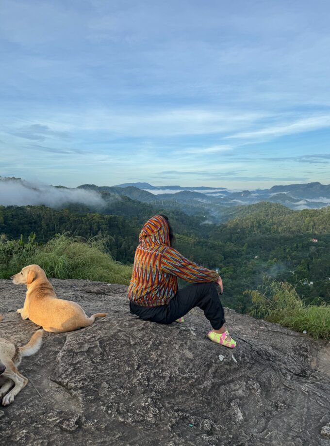 Quirk waves Cropped Hoodie